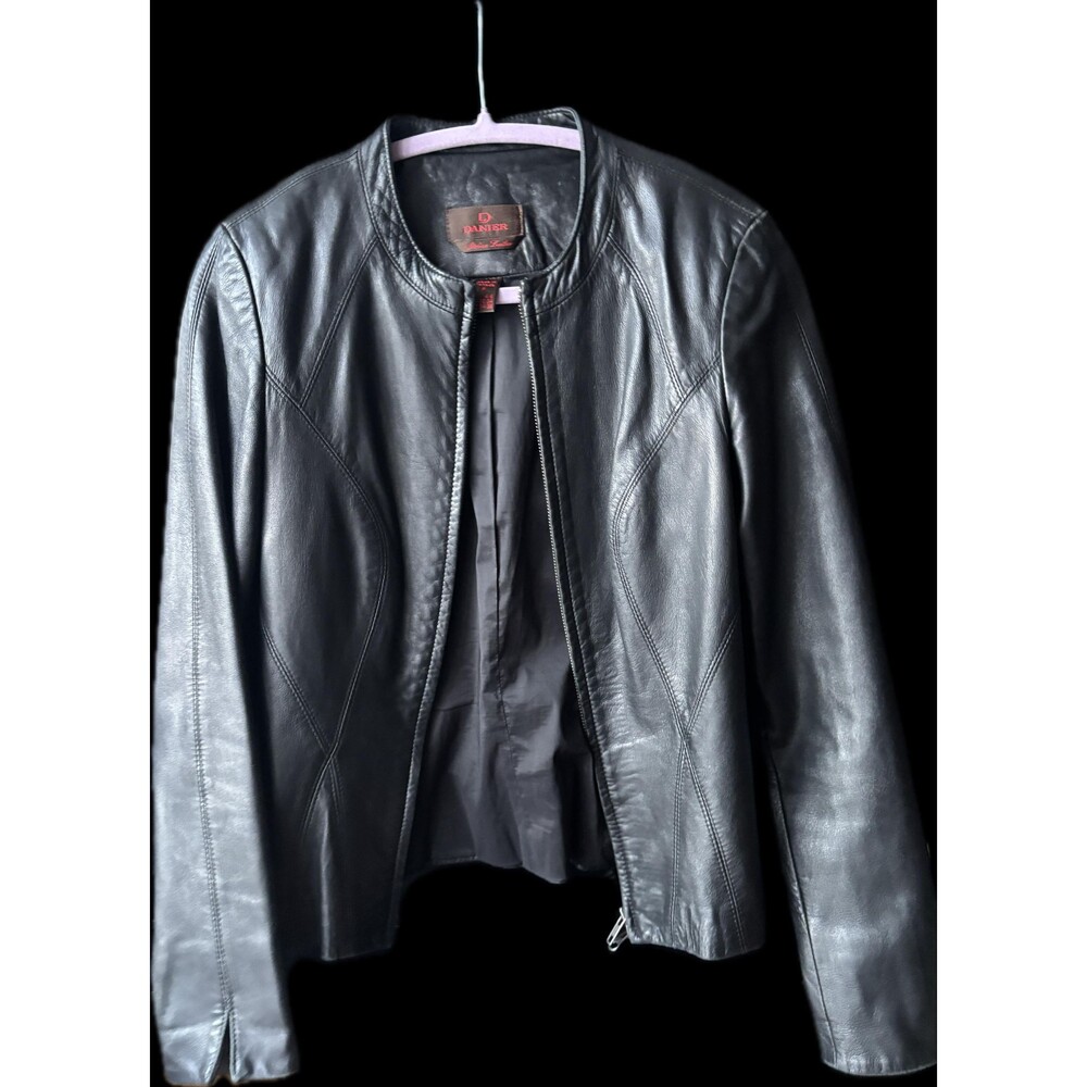 Vintage Danier Moto 90s Minimalist Genuine Leather Jacket